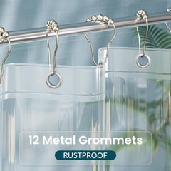 new Titanker Clear Shower Curtain Liner, 72"W x 72"L (Pack of 1), TITANKER - KOEEK