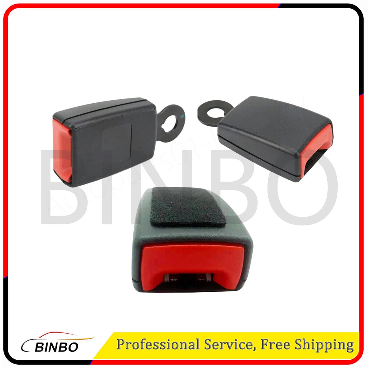 3Pcs/Set Rear Left+Right+Center Seat Belt Buckle for Land Rover LR3 LR4 LR009291 07FC0E-D4 - KOEEK