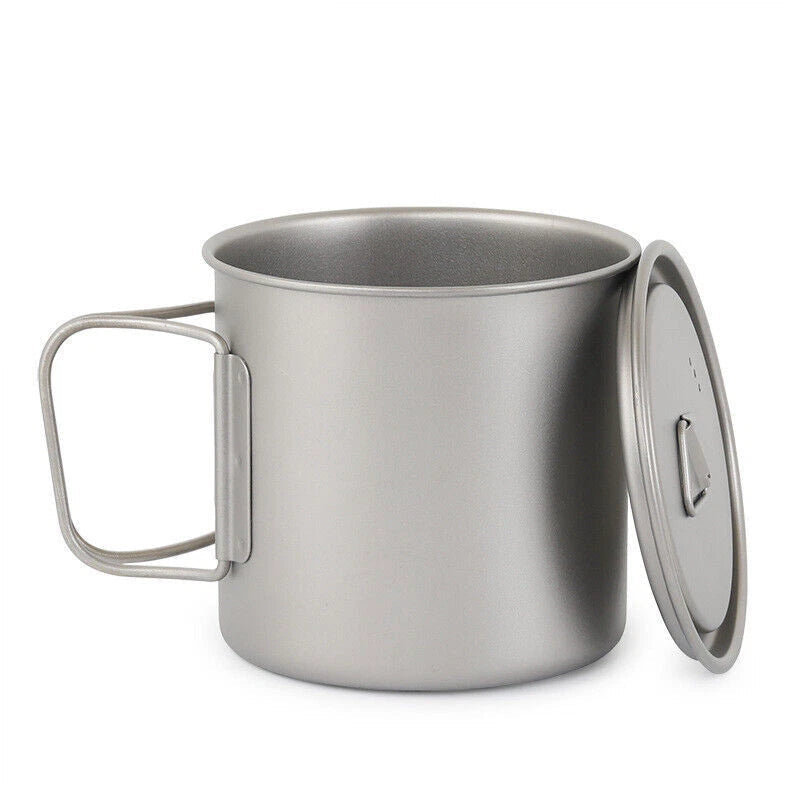 Outdoor 650ml Titanium Water Cup Coffee Cup Ultra Light And Large Capacity 07FC0E-D4 - KOEEK