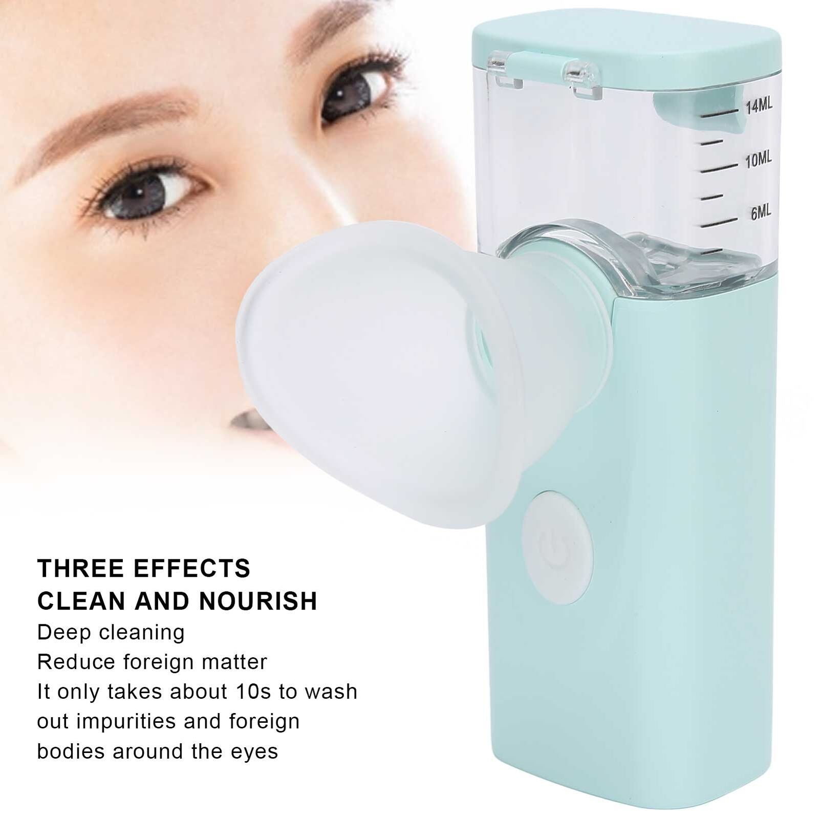 new USB Charging Handheld Eye Care Spray Portable Eye Moisturizing Cleaning Soot ABE koeek - KOEEK