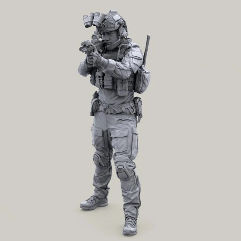 1/35 Resin Figure Model Kit Modern US Special Forces Unassambled Unpainted 07FC0E-D4 - KOEEK