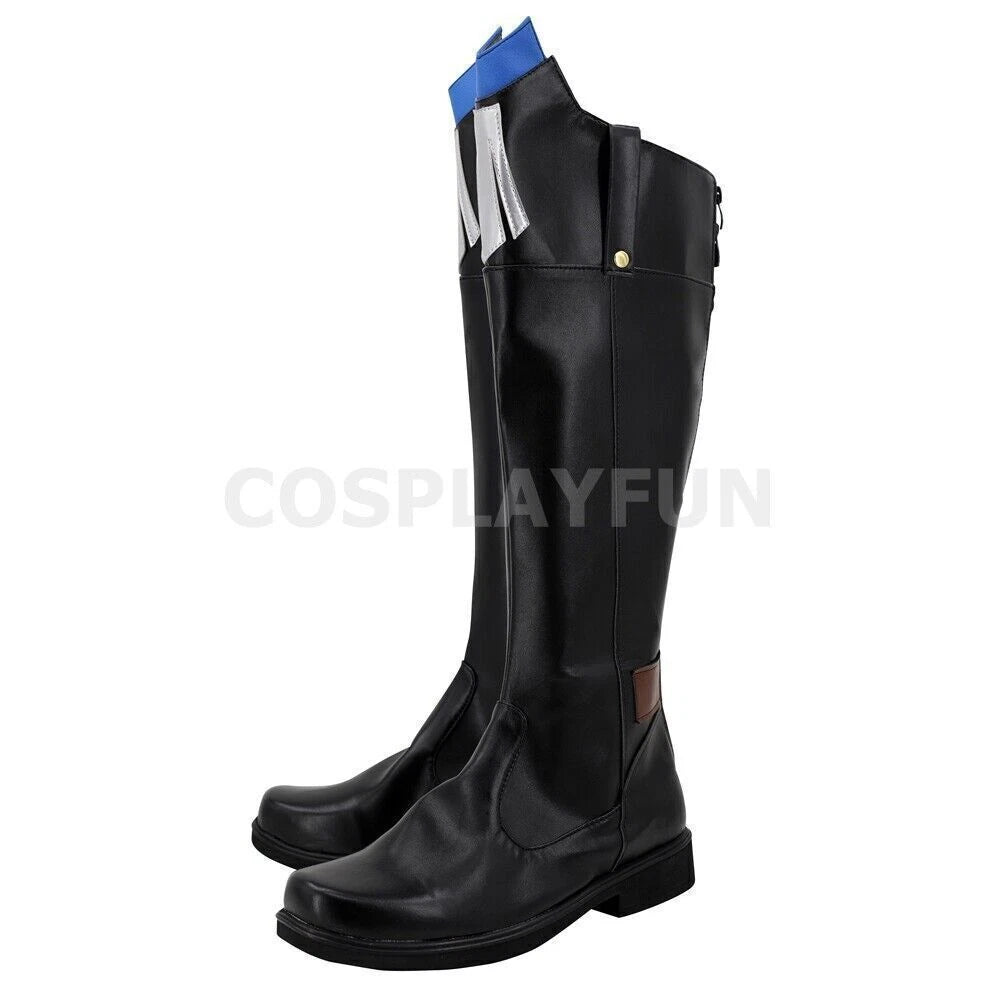 Customized Gepard Landau Shoes Honkai: Star Rail Men Cosplay Shoes Long Boots 07FC0E-D4 - KOEEK