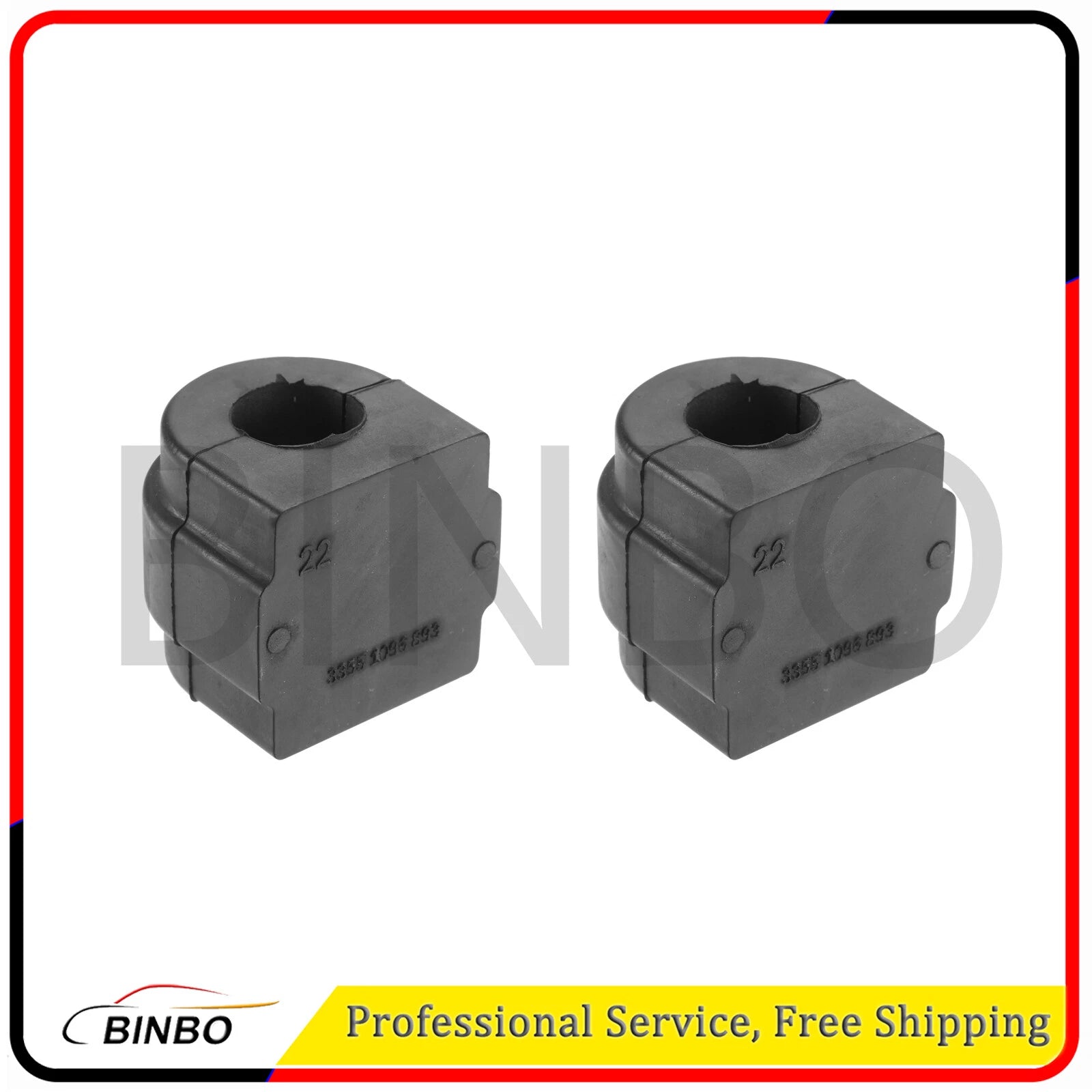 For BMW X3 E83 REAR STABILIZER RUBBER MOUNTING 33503404616 2PCS 07FC0E-D4 - KOEEK