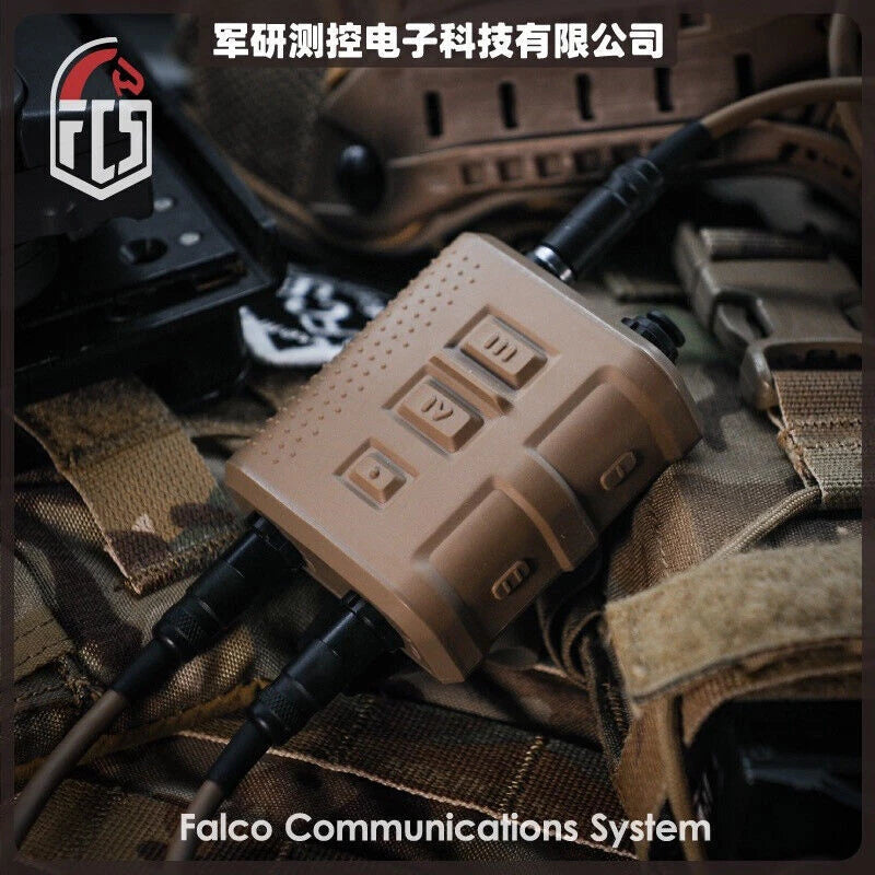 FCS V60/V20 PTT Tactical Military Multi Channel PTT For Prc 148 152 Radio Stock 07FC0E-D4 - KOEEK