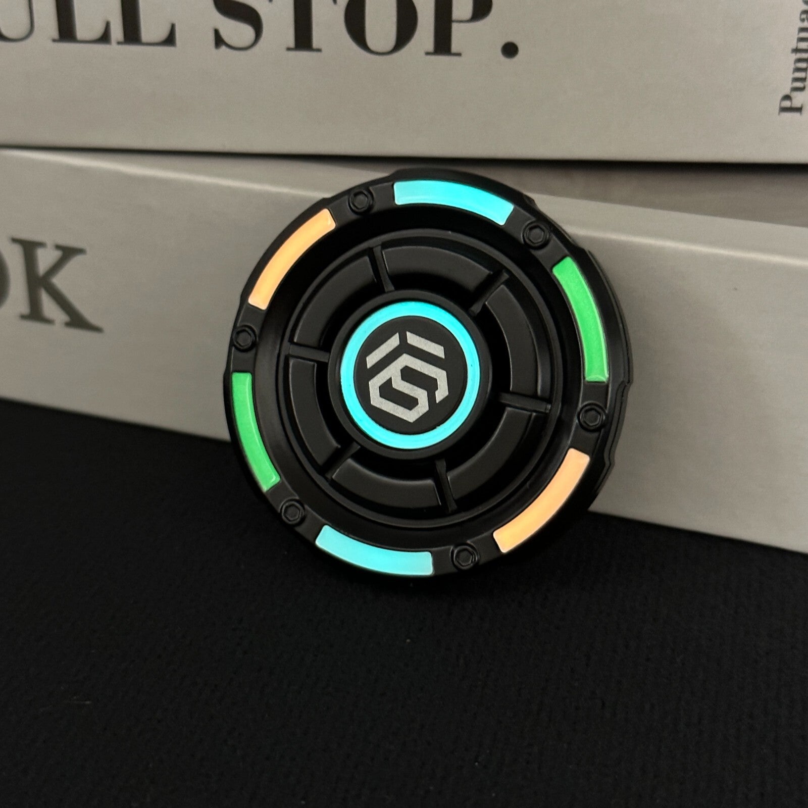 Fidget Spinner Traveler Edc Luminous Fidget Slider ADHD Gyro Toys Adult Gift 07FC0E-D4 - KOEEK