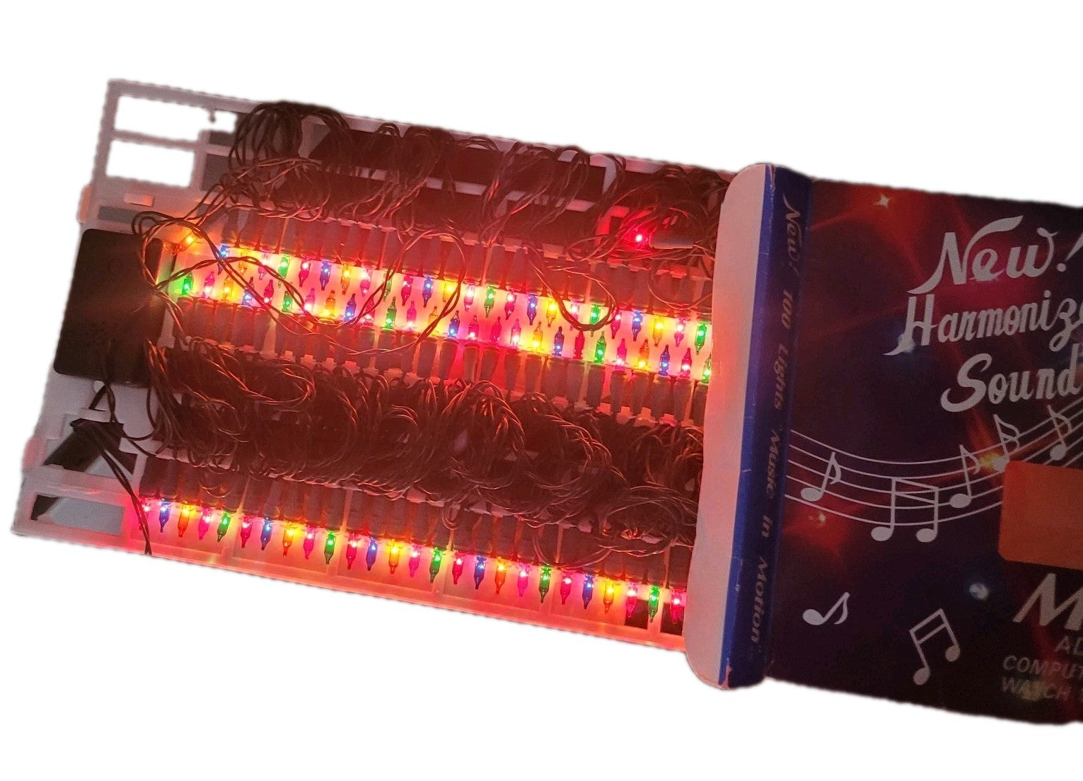 'Music in Motion'  100 Bulb Christmas Lights  Computerized Musical 07FC0E-D4 - KOEEK