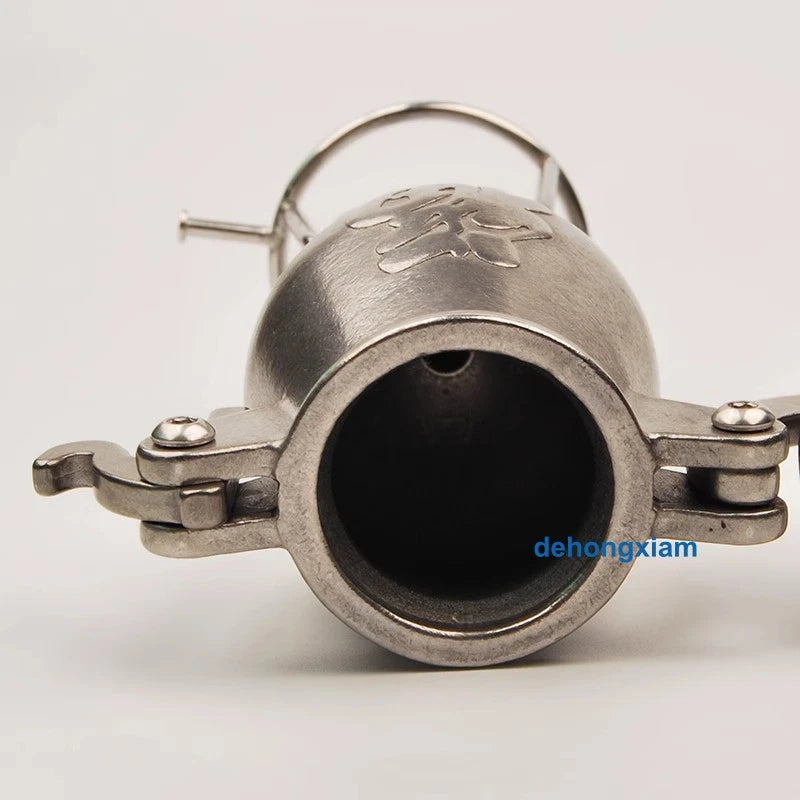 360ML Stainless Steel Popcorn Machine Hand Cannon Food Amplifier Decoration 07FC0E-D4 - KOEEK
