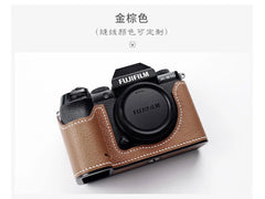 Half Case For Fujifilm XS10 X-S10  Handmade Leather Camera Cover Kontice KONTICE - KOEEK