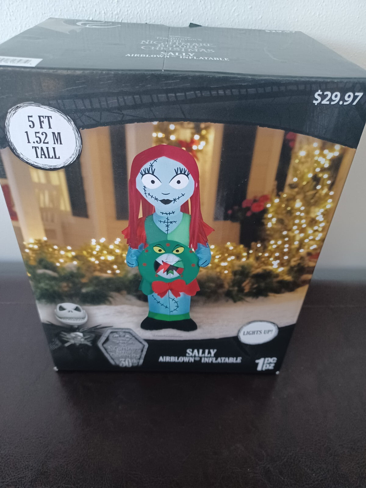 Nightmare Before Christmas 5' Sally Inflatable - Xmas Lights Up  Skellington 07FC0E-D4 - KOEEK