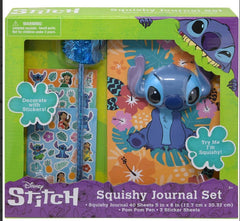 Disney Stitch Squishy Journal Set with Pom Pom Pen & Stickers Kids Gift DISNEY - KOEEK