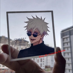 2Pcs Anime Jujutsu Kaisen Satoru Gojo Acrylic Clear Card Photo Shooting Prop 07FC0E-D4 - KOEEK