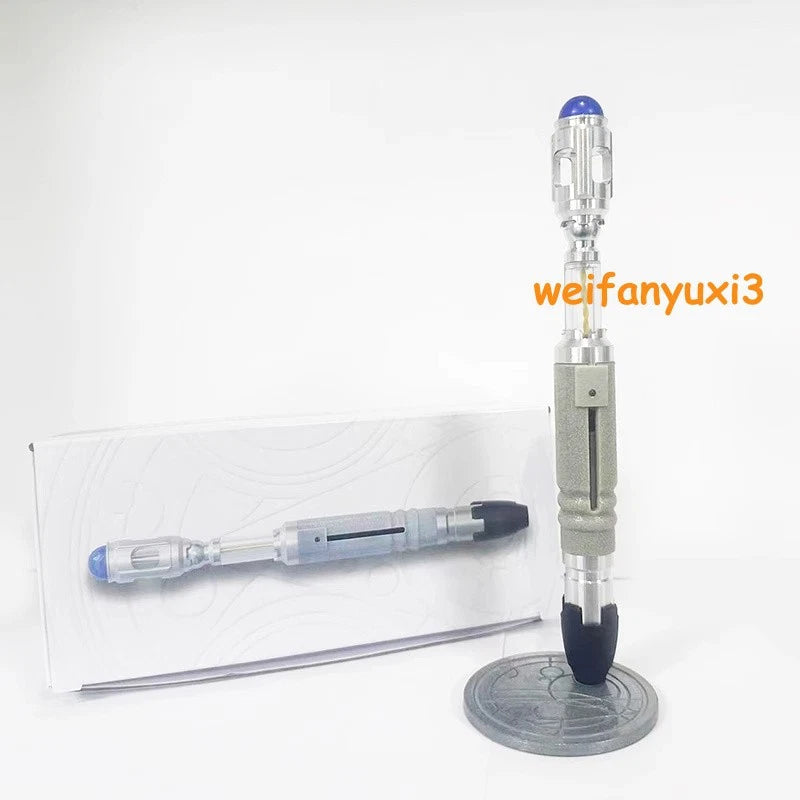 Replica Doctor Who Master 10th Metal Sonic Screwdriver Scalable LED Prop Gift 07FC0E-D4 - KOEEK