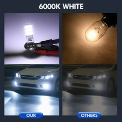 Bright 4x H1 LED Headlight Bulbs Conversion Kit 6000K White Light