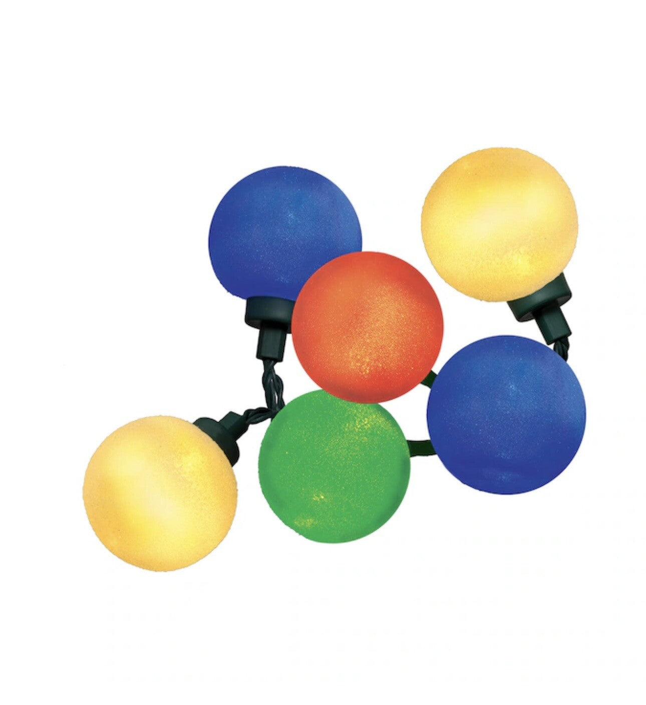 GE Color Choice 20-Count Multi-function Warm White/Multicolor LED G50 Ice Lights GE - KOEEK