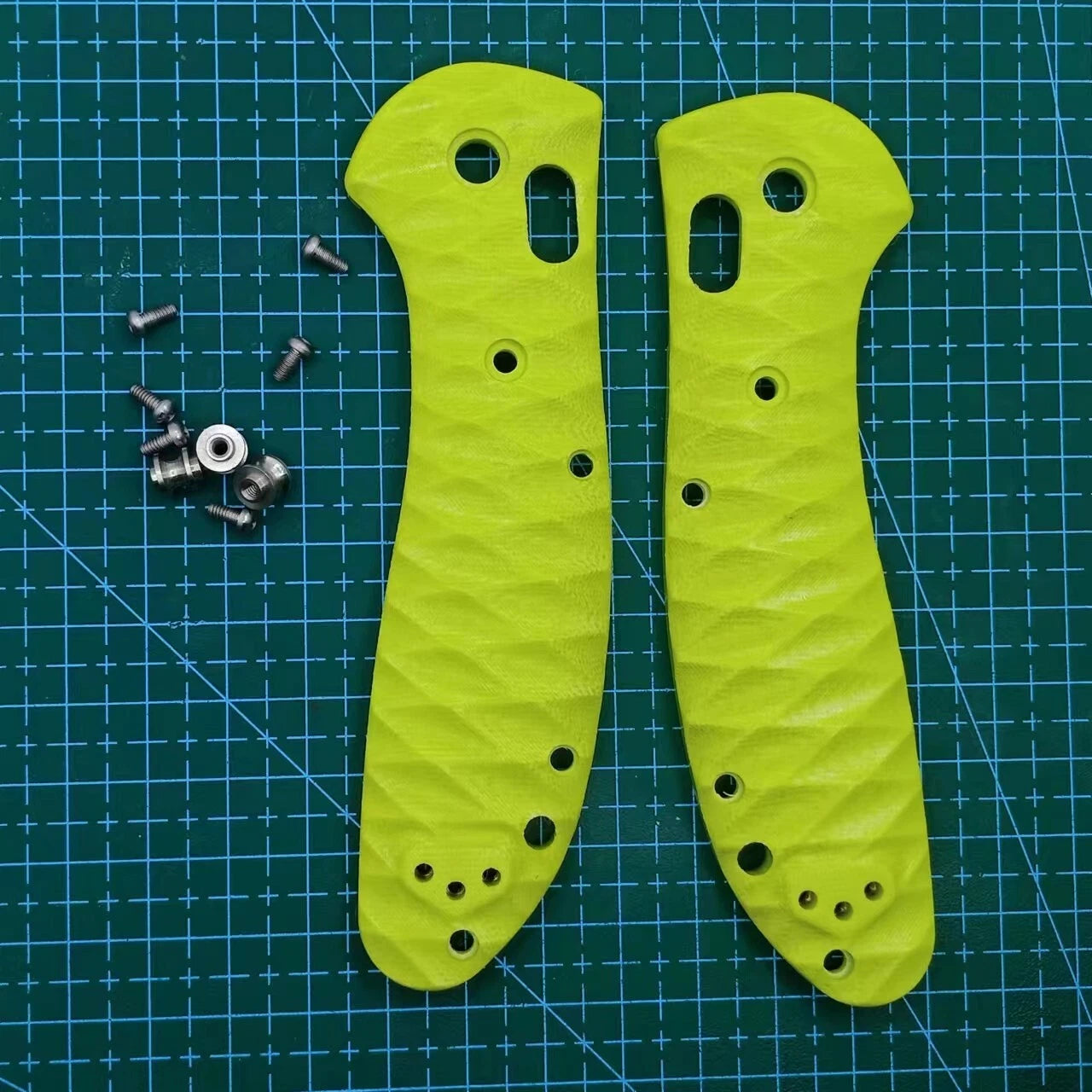 1 Pair G10 Material Handle Scales for Benchmade Griptilian 551 Folding Knife 07FC0E-D4 - KOEEK
