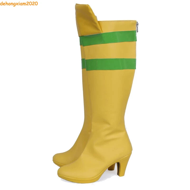 X-Men Ms. Rogue Anna Marie Shoes Boots Cosplay Customized Women/Men Comic Shoes 07FC0E-D4 - KOEEK