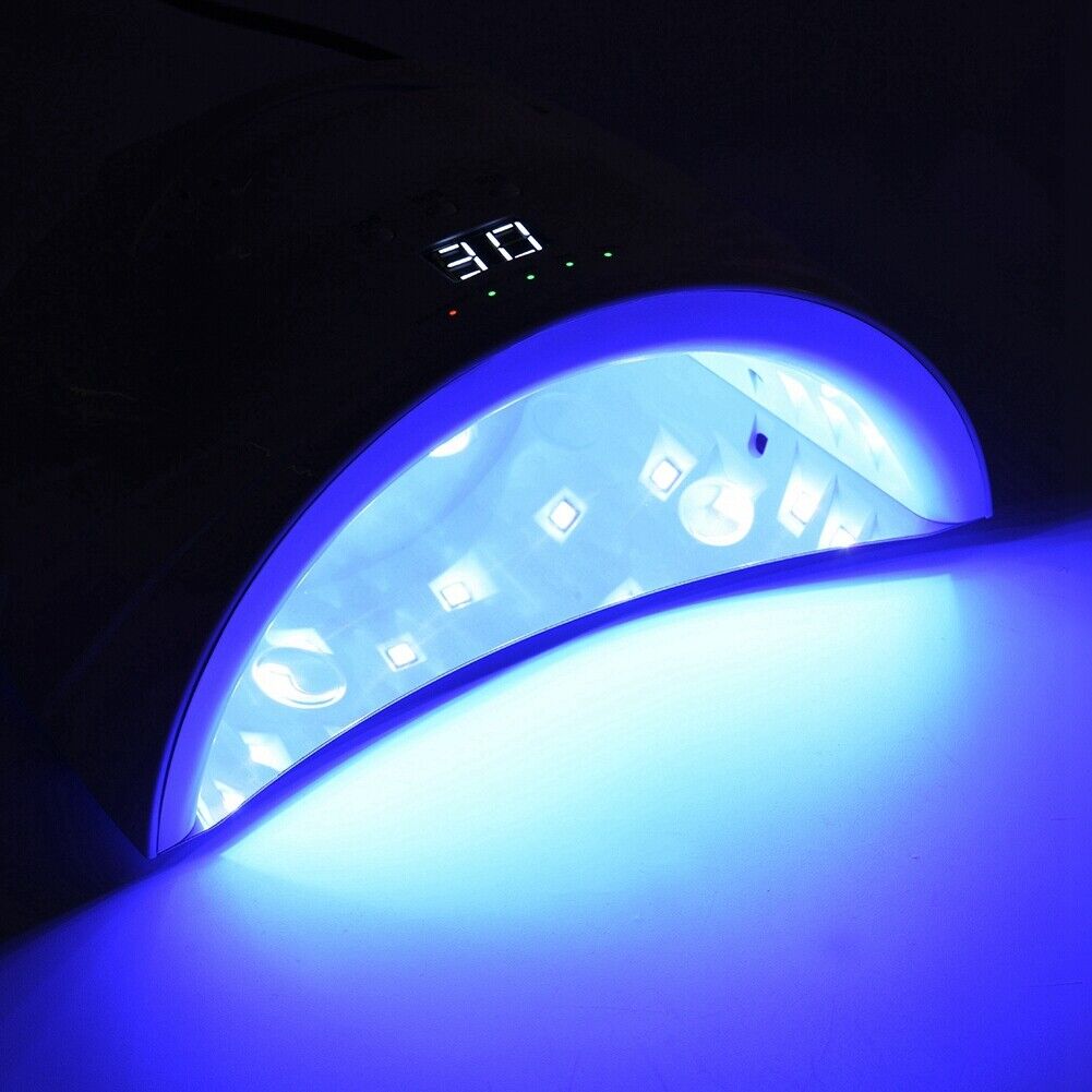 ny 48W Trådløs Nail Lamp Nail Led UV Light Nail Polish Dryer Tool US Plug