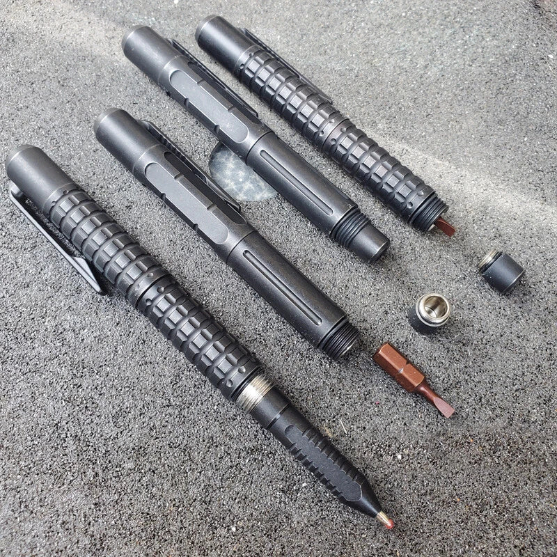 TC4 Titanium Alloy Multi Tools Tactical Signature Office Stationery EDC Pen Gift 07FC0E-D4 - KOEEK