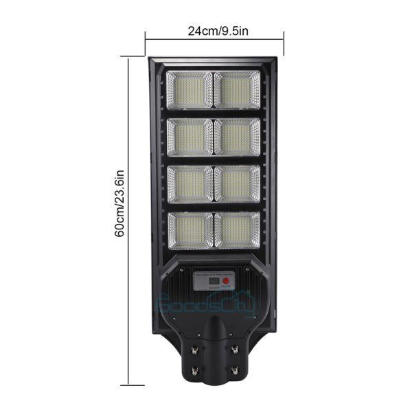 ny 2 STK 9900000000LM 800W Watt Kommerciel Solar Street Light Dusk To Dawn Road Lamp