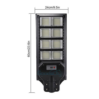 ny 2 STK 9900000000LM 800W Watt Kommersiell Solar Street Light Dusk To Dawn Road Lamp