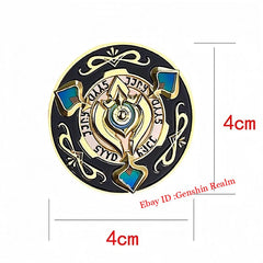 Anime Honkai: Star Rail Aventurine 1:1 Alloy Chip Cosplay Game Props Coin 07FC0E-D4 - KOEEK