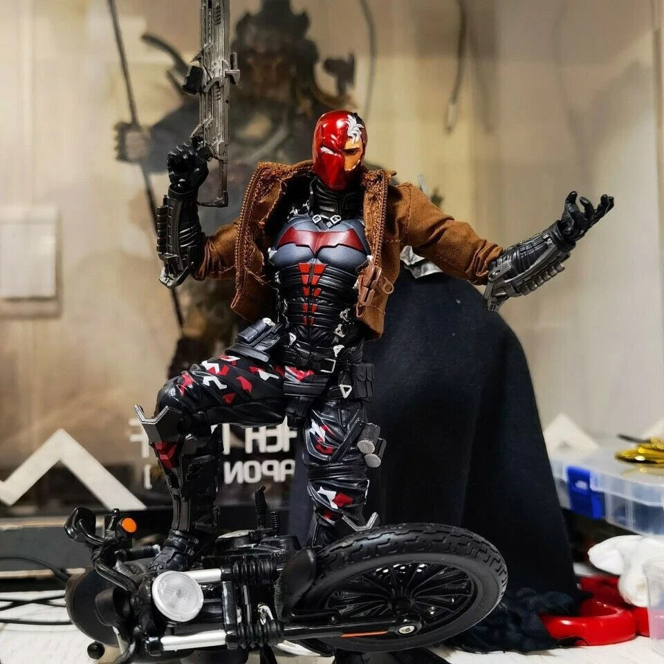 Red Hood Jason Todd Clothes Jacket Only 1/12 for 6in MEZ Model Figure Accessory 07FC0E-D4 - KOEEK