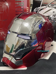 IN US! Iron Man MK5 Helmet Wearable English Voice-controlled Autoking Mask Gift 07FC0E-D4 - KOEEK