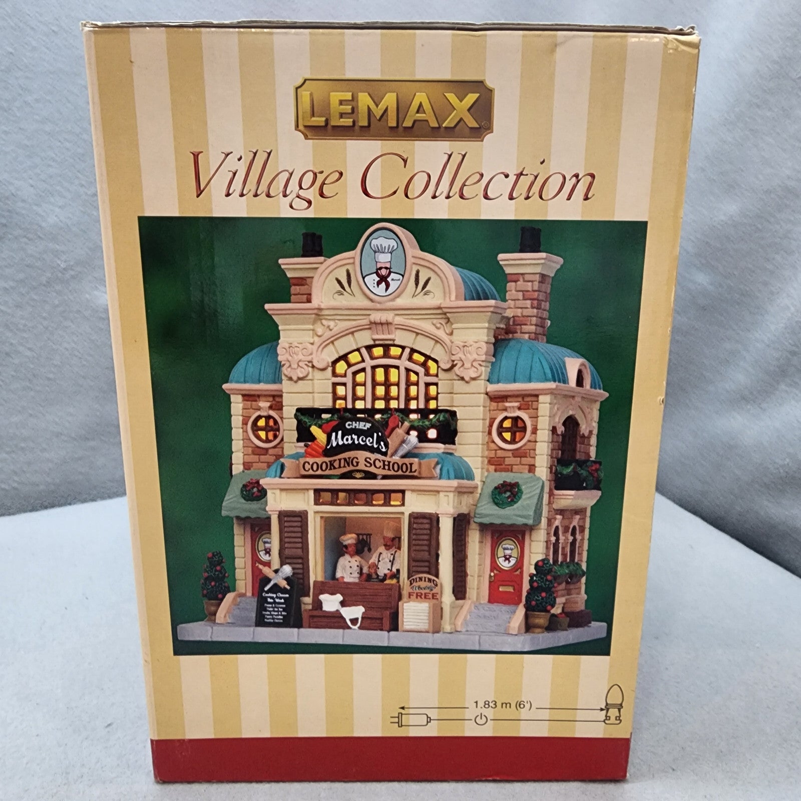 Lemax Caddington Village Chef Marcel’s Cooking School Lighted Building 15287 NIB LEMAX - KOEEK
