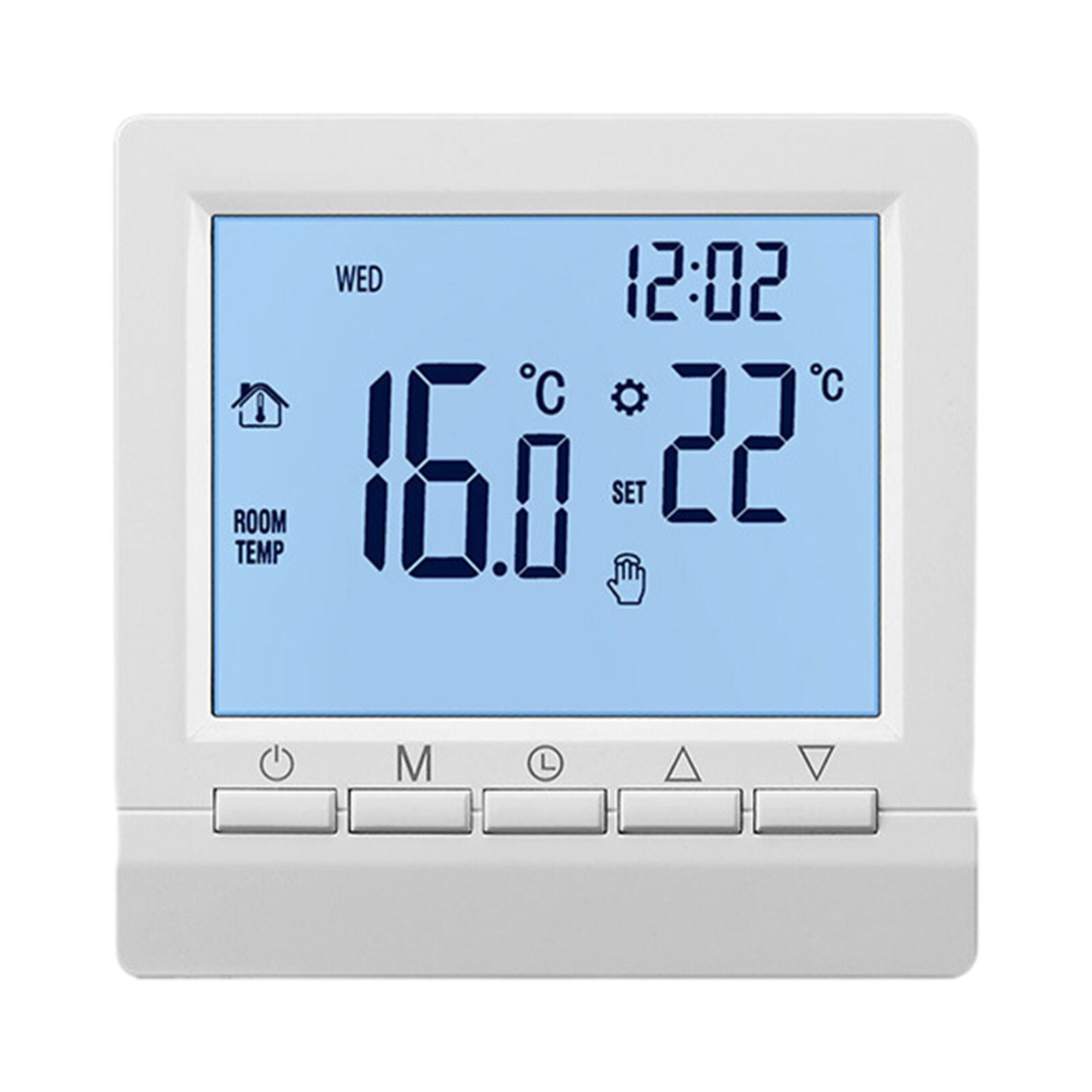 new Thermostat For House Wall-Mounted Smart LCD Screen Battery Powered Thermostat koeek - KOEEK