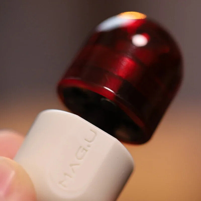 GAO STUDIO EDC Luminous Blue Magnetic Capsule Toys Hand Spinner Fidget Toys Gift 07FC0E-D4 - KOEEK