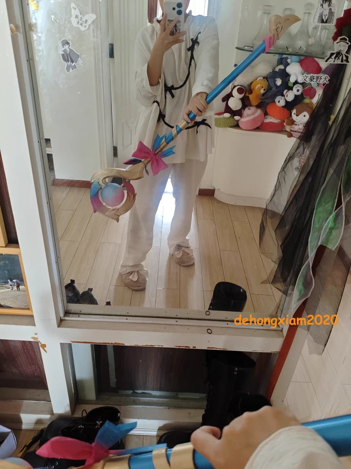Honkai：Star Rail Hyacinthia Cosplay Glowing Magic Wand 100cm Staff 3D Printing 07FC0E-D4 - KOEEK