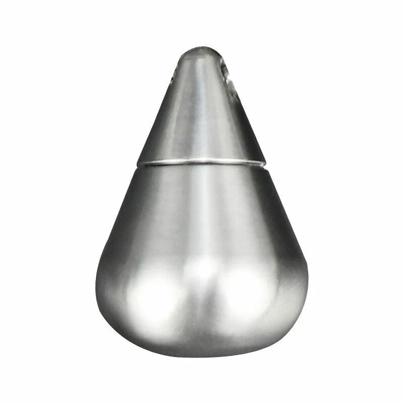 TC4 Titanium Waterproof Pill Container Drop Point Style Box Keychain Pendant 07FC0E-D4 - KOEEK