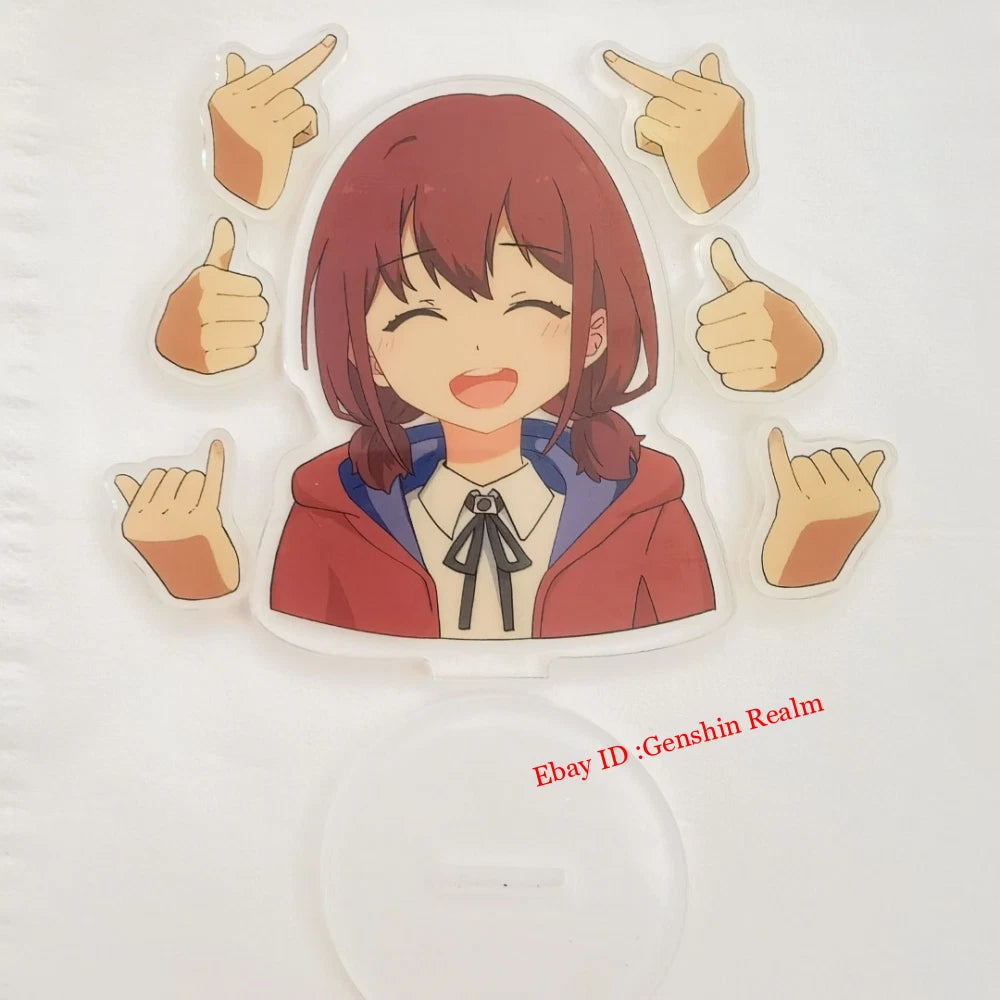 Anime GIRLS BAND CRY NINA ISERI Acrylic Desktop Stand Figure Collection Gift 07FC0E-D4 - KOEEK