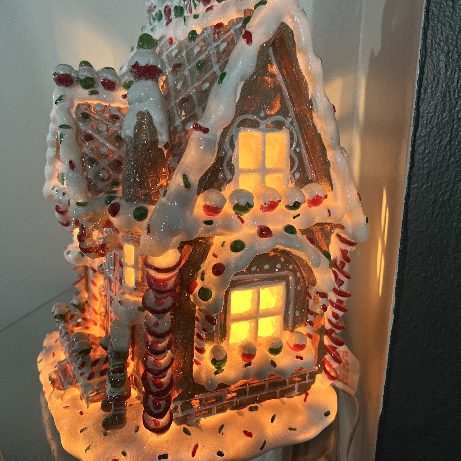 Cracker Barrel 13” Gingerbread House Accent Light Christmas W/Box CRACKER BARREL - KOEEK