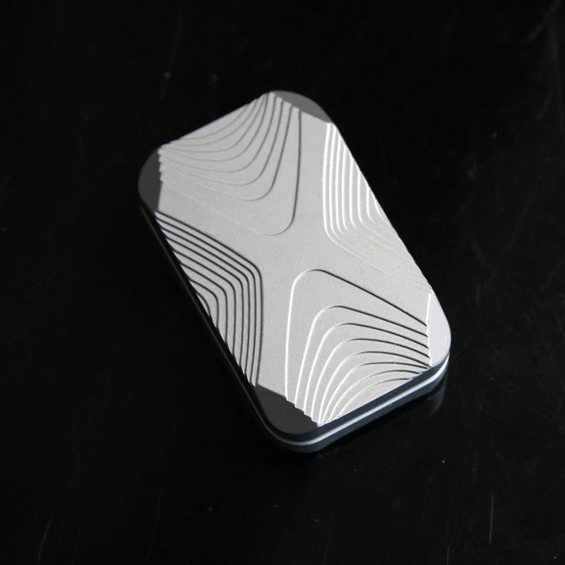 X Unlimited Push Haptic Stainless Steel Slider Adult EDC Fidget Gift 07FC0E-D4 - KOEEK