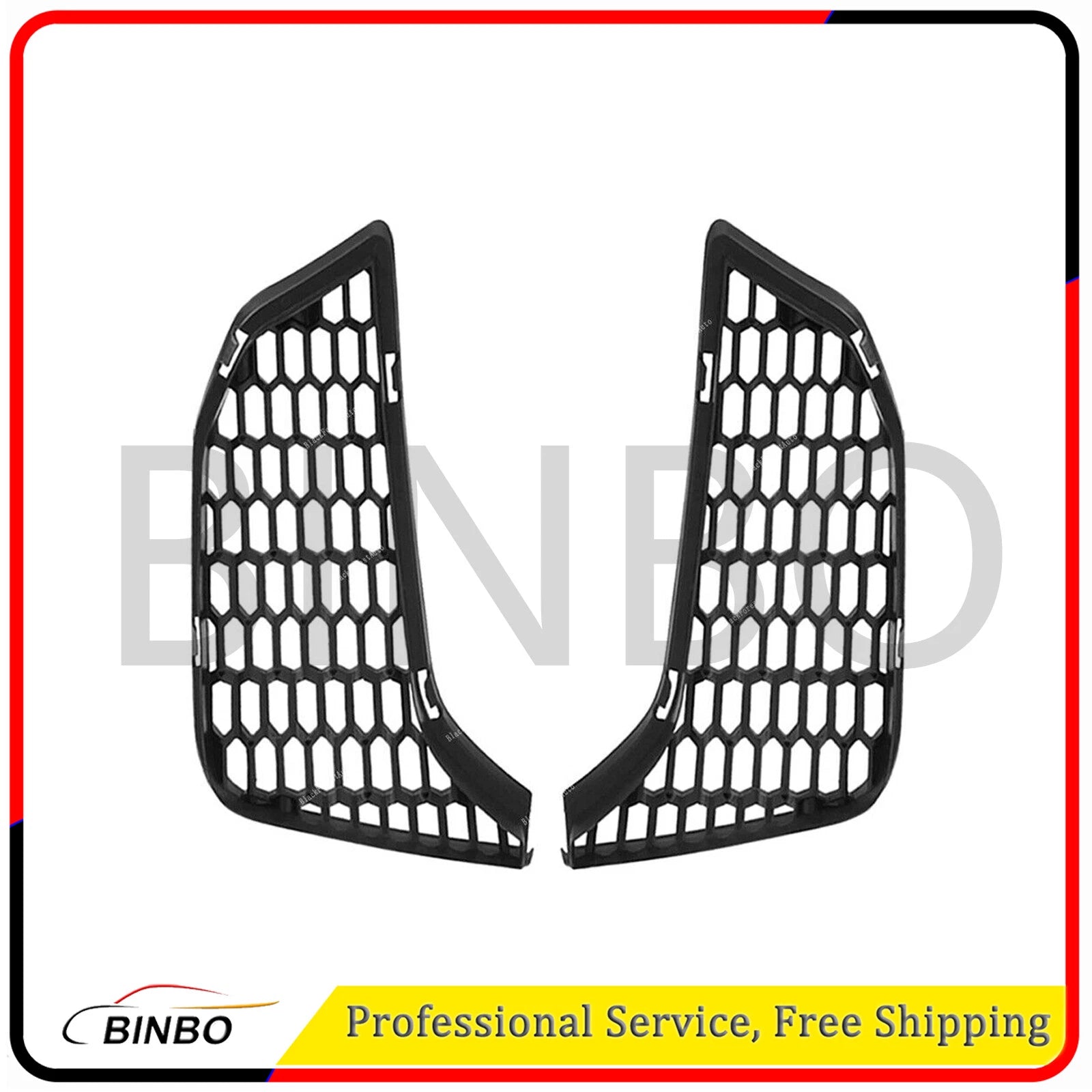 For BMW F80 F82 F83 LCI M-Sport Front Bumper Lower Grill Set 07FC0E-D4 - KOEEK