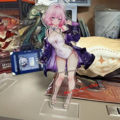 2Pcs/Set Honkai: Star Rail Cyrene Removable Acrylic Desktop Stand Collection 07FC0E-D4 - KOEEK