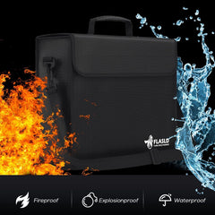 new FLASLD Fireproof Document & Money Bags, Large Bag-15x12x5” FLASLD - KOEEK