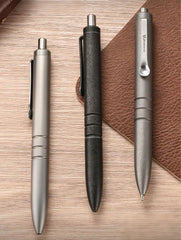 EDC Titanium Ballpoint Pen Signature Writing Pocket Pen Business Office Gift Hot 07FC0E-D4 - KOEEK