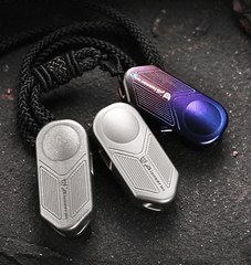 Titanium Safety Whistle Emergency Whistle Outdoor Hiking Hunting Survival Ti EDC 07FC0E-D4 - KOEEK