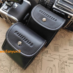 Leather Camera case Protector Bag For Hasselblad Film Back Waist Bag 9*9.5*5cm 07FC0E-D4 - KOEEK
