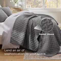 Quilts Queen Size - Lightweight Bedspreads Queen Size with Basket Weave Pattern 07FC0E-D4 - KOEEK
