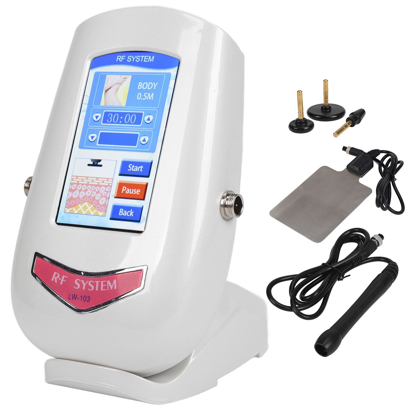 new RF Electric Machine Facel Lifting Firming Massage Instrument (EU Plug ) HGF koeek - KOEEK