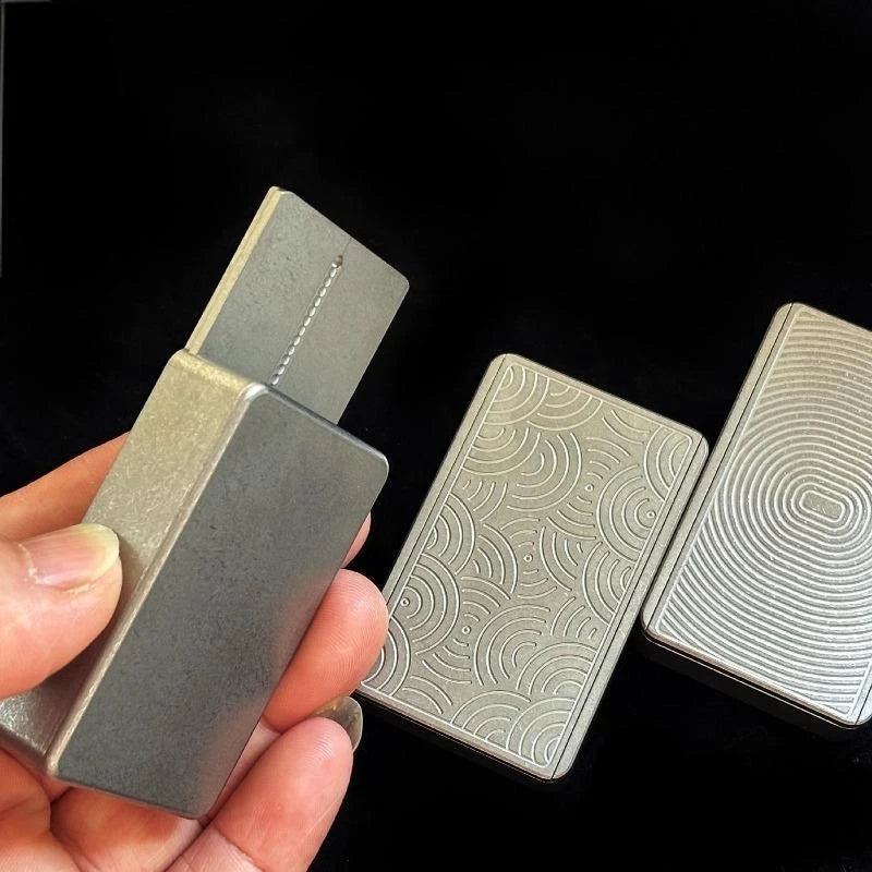 Pill Holder Case Container Organizer Storage Box Titanium Fidget Slider EDC Gift 07FC0E-D4 - KOEEK