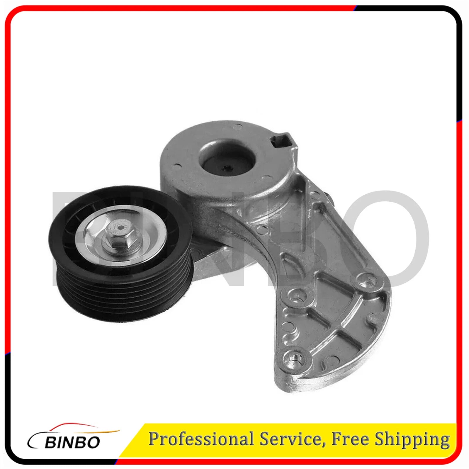 Belt Tensioner Pulley Assembly for Audi Q7 Porsche Cayenne Volkswagen Touareg 07FC0E-D4 - KOEEK