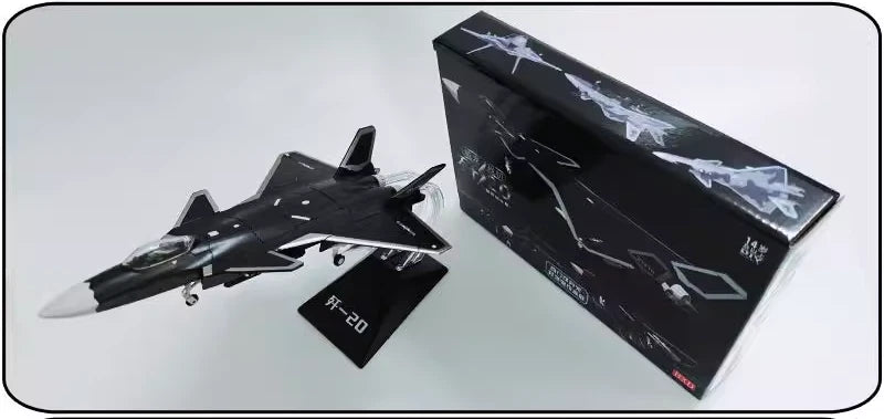 1/72 PLA J-20A Military Parade Fighter Plastic Painted Unassembled Toy Model 07FC0E-D4 - KOEEK