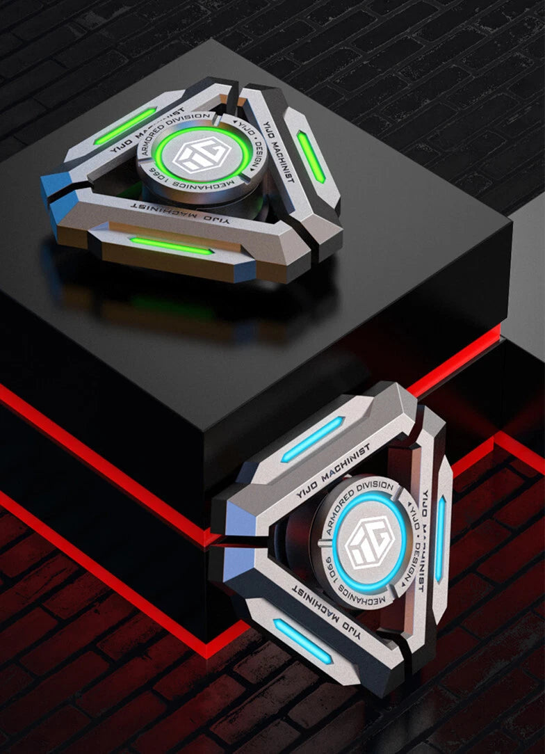 Fidget Spinners Atomic Gyro Luminous Alloy Metal Adult Stress Relief EDC Toys 07FC0E-D4 - KOEEK