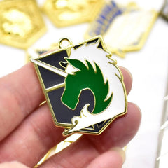 Attack on Titan Metal Alloy Pendant Keychain Accessorie Set Cosplay Anime Gift 07FC0E-D4 - KOEEK