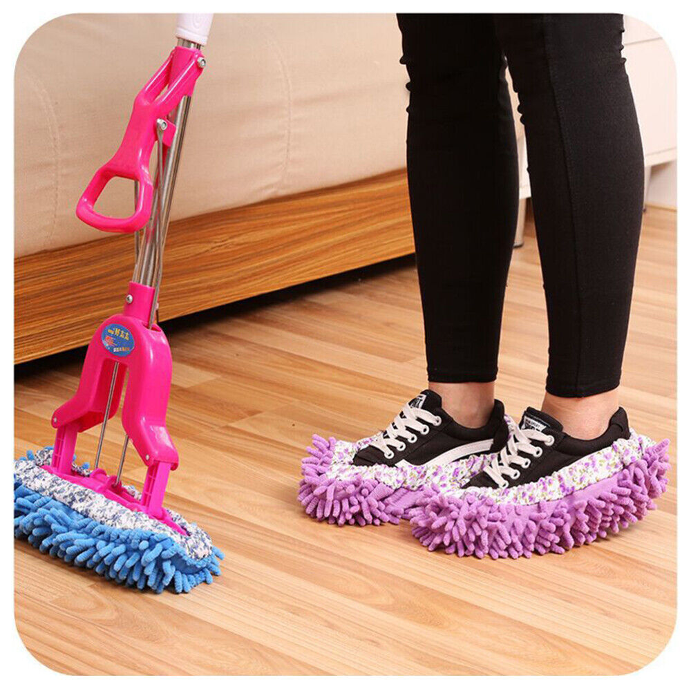 new Floor Cleaning Slippers Sweeping Mop for Women Microfiber Duster Mops koeek - KOEEK