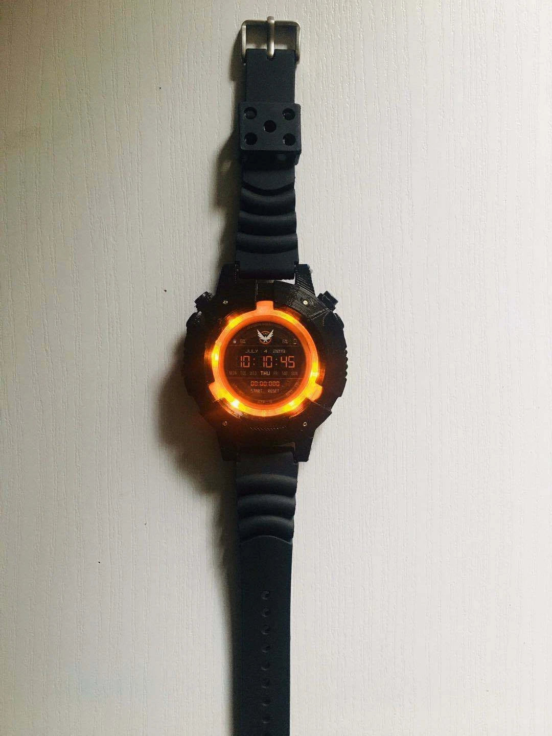 Multifunctional Tom Clancy's The Division Watch TD Cosplay Radio ISAC SeekerMine 07FC0E-D4 - KOEEK
